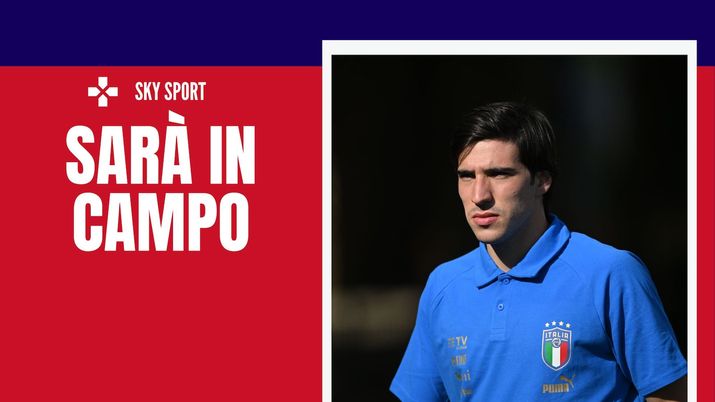 Sandro Tonali (centrocampista AC Milan) sarà in campo per Italia-Inghilterra di Nations League | Milan News (Getty Images) Sandro Tonali Italia