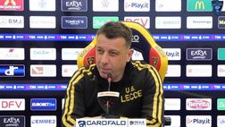 Lecce, D’Aversa: “Con l’Inter può sembrare impossibile, ma non lo è. Baschirotto ci sarà”