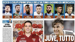 Prima Pagina, Tuttosport: “Juventus, tutto su Dybala. Brekalo al Toro!”
