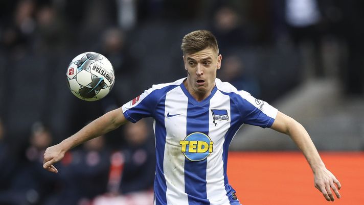 Krzysztof Piatek, attaccante dell'Hertha Berlino ed ex Milan (credits: GETTY Images) 