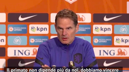 VIDEO Olanda, De Boer ammette: “Spero in un passo falso dell’Italia. Il primato nel girone…”