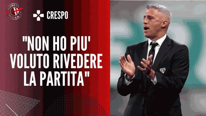 Hernan Crespo, ex attaccante del Milan ora allenatore del San Paolo (Getty Images)