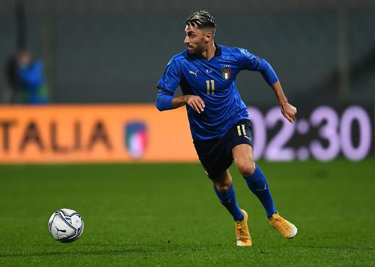 FLORENCE, ITALY - NOVEMBER 11: Vincenzo Grifo of Italy runs off the ball during the international friendly match between Italy and Estonia at Stadio Artemio Franchi on November 11, 2020 in Florence, Italy. (Photo by Claudio Villa/Getty Images) FLORENCE, ITALY - NOVEMBER 11: Vincenzo Grifo of Italy runs off the ball during the international friendly match between Italy and Estonia at Stadio Artemio Franchi on November 11, 2020 in Florence, Italy. (Photo by Claudio Villa/Getty Images)