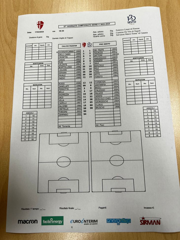 FINALE PADOVA-PRO SESTO 1-0 (53′ Liguori) - immagine 3