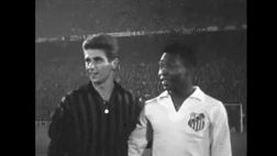 Milan-Santos 1963, che coppia Rivera e Pelé! | VIDEO