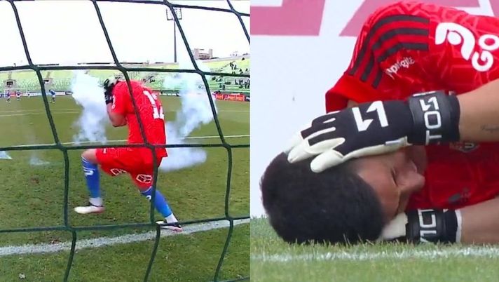 Cile, derby universitario di Santiago da rigiocare: petardo contro il portiere ospite! STOP AL DERBY A SANTIAGO DEL CILE