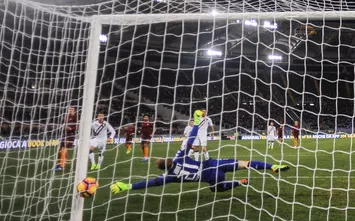  ROME, ITALY - FEBRUARY 19: AS Roma player Mohamed Salah scores the goal during the Serie A match between AS Roma and FC Torino at Stadio Olimpico on February 19, 2017 in Rome, Italy. (Photo by Luciano Rossi/AS Roma via Getty Images)