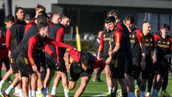 Trigoria, vigilia di Frosinone-Roma: la ‘festa’ dei compagni a Celik – FOTO GALLERY