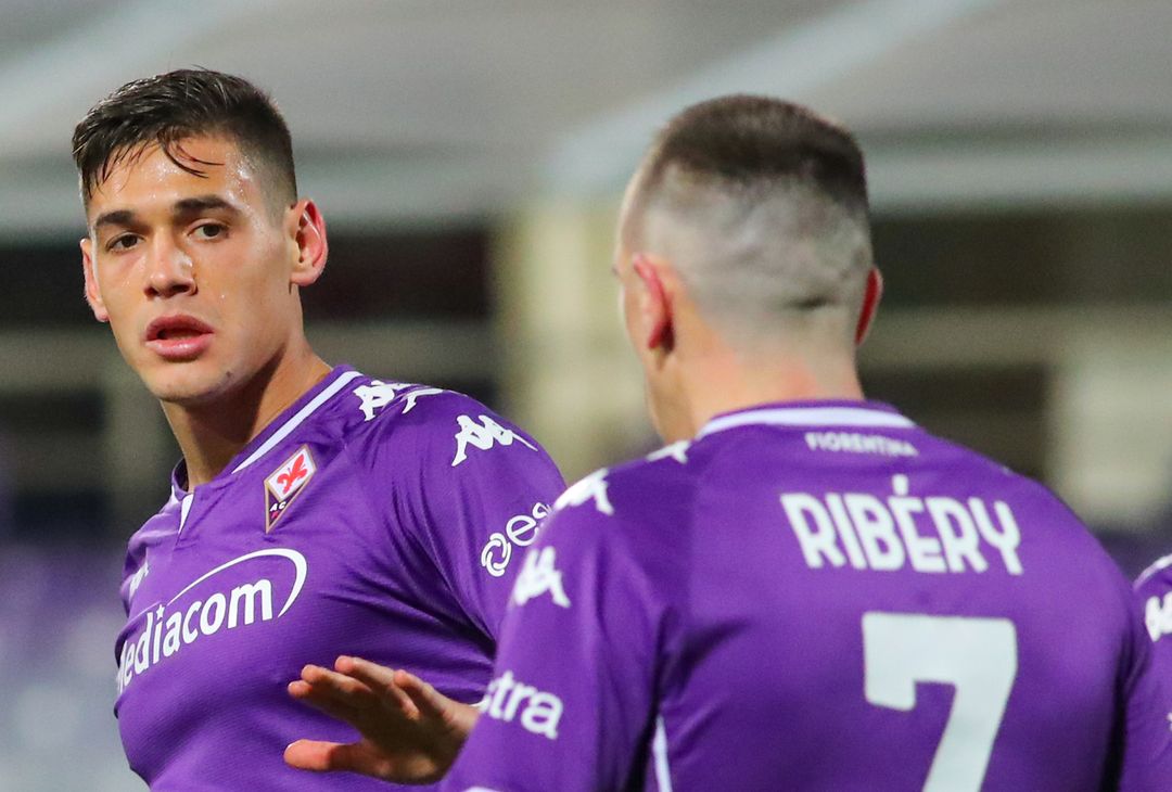  GERMOGLI PH 3 MARZO 2021 FIRENZE STADIO ARTEMIO FRANCHI CAMPIONATO DI SERIE A FIORENTINA VS ROMA NELLA FOTO ESULTANZA SULL AUTOGOL DELLA ROMA 