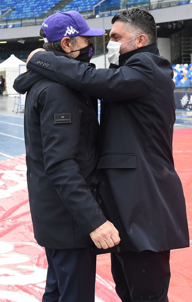  Prandelli Gattuso (Photo by Francesco Pecoraro/Getty Images) 