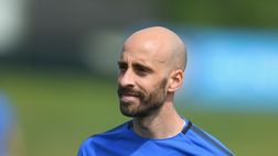 Inter-Juve, Borja Valero è tornato ad allenarsi con i compagni, ma il favorito è Vecino