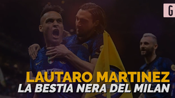 VIDEO Inter, Lautaro è la bestia nera del Milan: ecco il suo meglio nei derby
