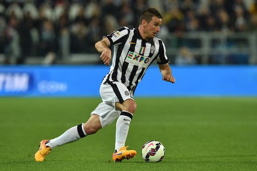 Simone Padoin in azione con la maglia della Juventus Simone Padoin in azione con la maglia della Juventus
