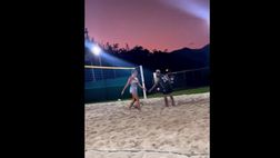VIDEO / Natalia Guitler e Neymar: la coppia invincibile a footvolley