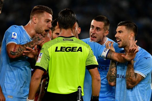 La Lazio protesta con Manganiello La Lazio protesta con Manganiello
