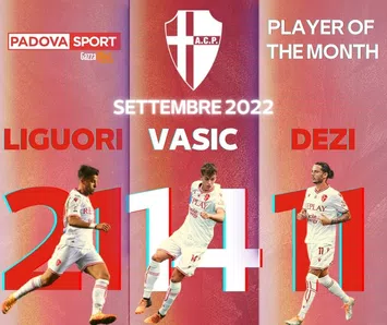 Padova, chi il migliore a settembre? Vota sui nostri social - immagine 1