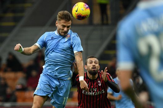 Immobile in goal a San Siro contro i rossoneri Immobile in goal a San Siro contro i rossoneri