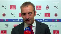 Giampaolo: “La sconfitta è amara, la differenza con l’Inter è questa. Non mi sono piaciuti…”