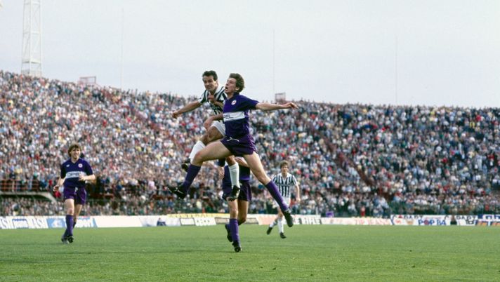 FLORENCE, ITALY - APRIL 06 :  Juventus player Antonio Cabrini during Fiorentina - Juventus on april 06, 1986 in Florence, Italy. (Photo by Juventus FC - Archive/Juventus FC via Getty Images)) 