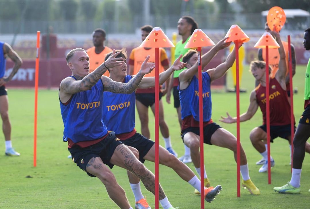 Trigoria, la rifinitura della Roma in vista della Cremonese – FOTO GALLERY - immagine 19