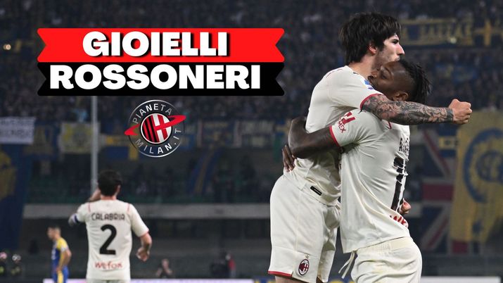 Tonali Leao AC Milan Verona-Milan 1-3 Serie A 2021-2022