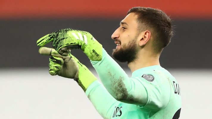 Gianluigi 'Gigio' Donnarumma (portiere AC Milan), qui durante Sampdoria-Milan 1-2 (Serie A 2020-2021) | AC Milan News (Getty Images)