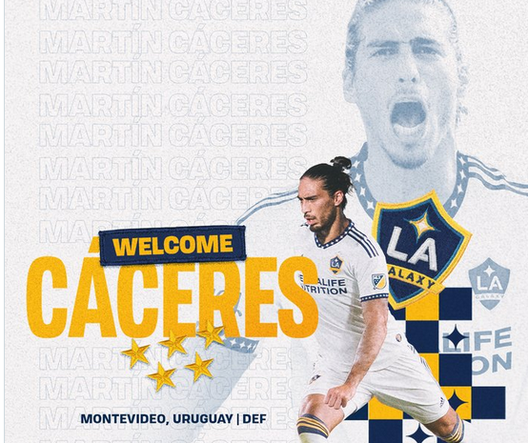 Caceres (credit Twitter LA Galaxy) Caceres