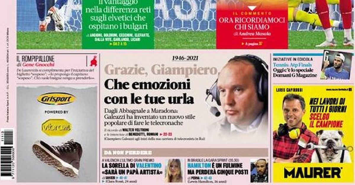 EDICOLA GDS – Italia All’ultimo Gol. Solo Un Pareggio Contro La ...