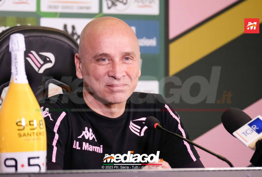 FOTO PALERMO, verso il Südtirol: Eugenio Corini in conferenza stampa (GALLERY)- immagine 1