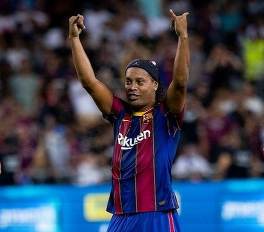 Ronaldinho (credit Ronaldinho Instagram) Ronaldinho (credit Ronaldinho Instagram)