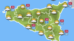 Meteo, Palermo: sereno con nubi sparse, le previsioni di sabato 16 ottobre