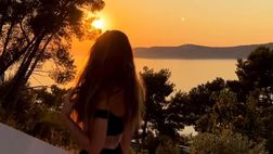 VIDEO / Alle wags piace l’ora del tramonto: lady Skriniar in forma superlativa