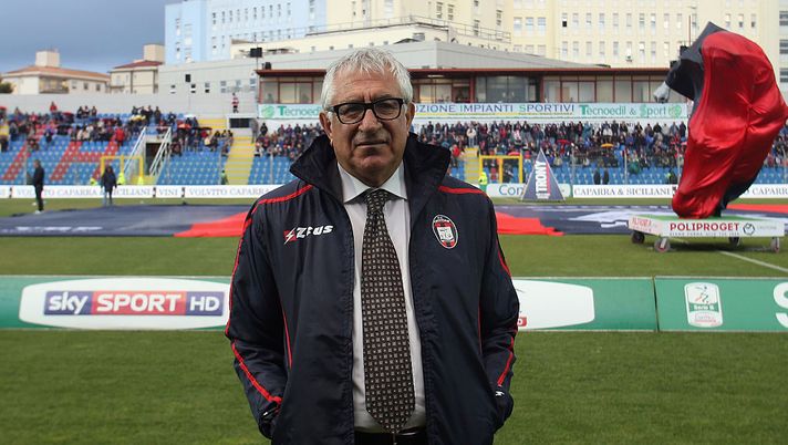 CROTONE, ITALY - MAY 20:  Sporting director of Crotone Giuseppe Ursino during the Serie B match between FC Crotone and Virtus Entella  at Stadio Comunale Ezio Scida on May 20, 2016 in Crotone, Italy.  (Photo by Maurizio Lagana/Getty Images) 