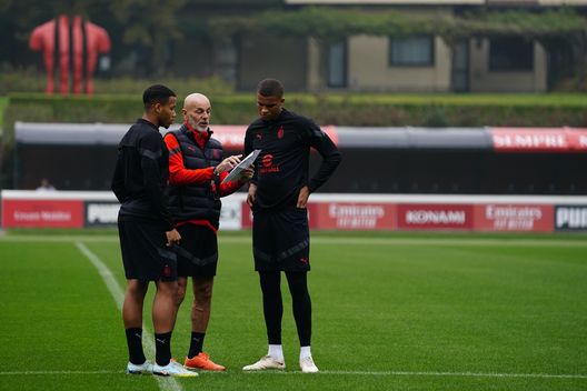 Vranckx Pioli Thiaw AC Milan Milanello