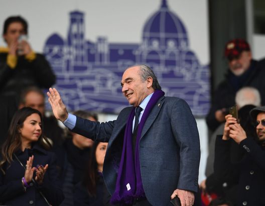 FLORENCE, ITALY - JANUARY 15: President ACF Fiorentina Rocco Commisso reacts during Serie A match between ACF Fiorentina and Atalanta at Stadio Artemio Franchi on January 15, 2020 in Florence, Italy. (Photo by Claudio Villa/Getty Images) FLORENCE, ITALY - JANUARY 15: President ACF Fiorentina Rocco Commisso reacts during Serie A match between ACF Fiorentina and Atalanta at Stadio Artemio Franchi on January 15, 2020 in Florence, Italy. (Photo by Claudio Villa/Getty Images)