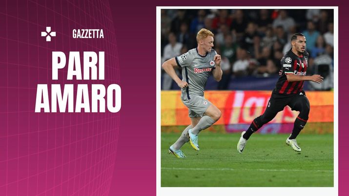 Ismaël Bennacer AC Milan Salisburgo-Milan 1-1 Champions League 2022-2023