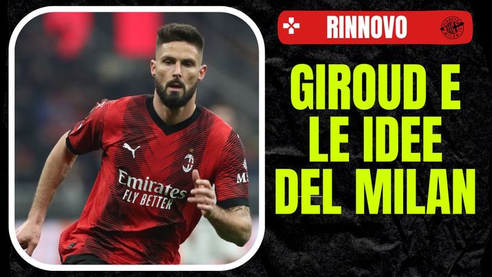 Giroud Milan-Rennes 3-0 Europa League 2023-2024