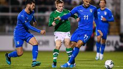 Italia Under 21, tanto nervosismo e nessun gol contro l’Irlanda: finisce 0-0, Kean espulso