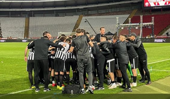 Il Partizan si fa coraggio prima dei rigori, ma il finale è amaro Il Partizan si fa coraggio prima dei rigori, ma il finale è amaro