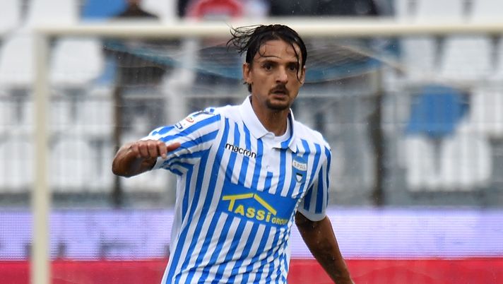 FERRARA, ITALY - OCTOBER 01:  Felipe Dalbello of Spal in action during the Serie A match between Spal and FC Crotone at Stadio Paolo Mazza on October 1, 2017 in Ferrara, Italy.  (Photo by Giuseppe Bellini/Getty Images) 