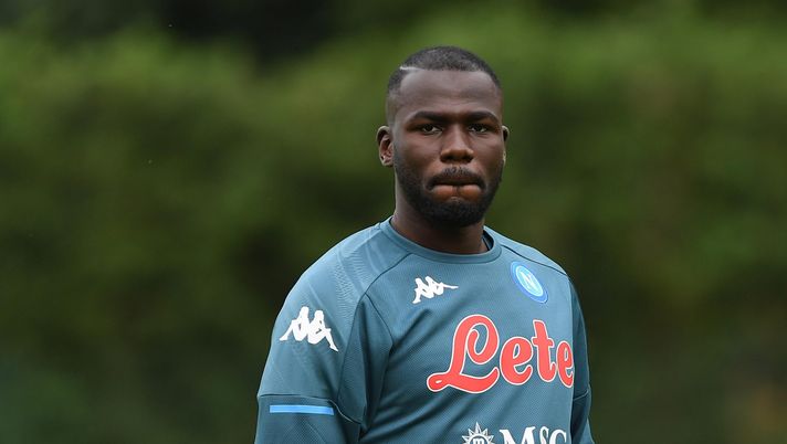 DIMARO, ITALY - JULY 16: Kalidou Koulibaly of Napoli during an SSC Napoli training session on July 16, 2021 in Dimaro, Italy. (Photo by SSC NAPOLI/SSC NAPOLI via Getty Images) 