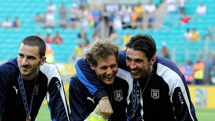 FOTO, Diamanti scherza con Bonucci: “Come eri giovane Leo!” 