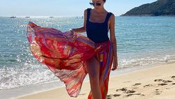 Giorgia Palmas si gode i paesaggi della sua Sardegna: “Amo il mare al mattino”