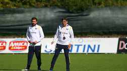 Torna il sole anche a Santa Cristina. L’allenamento del Verona: le foto