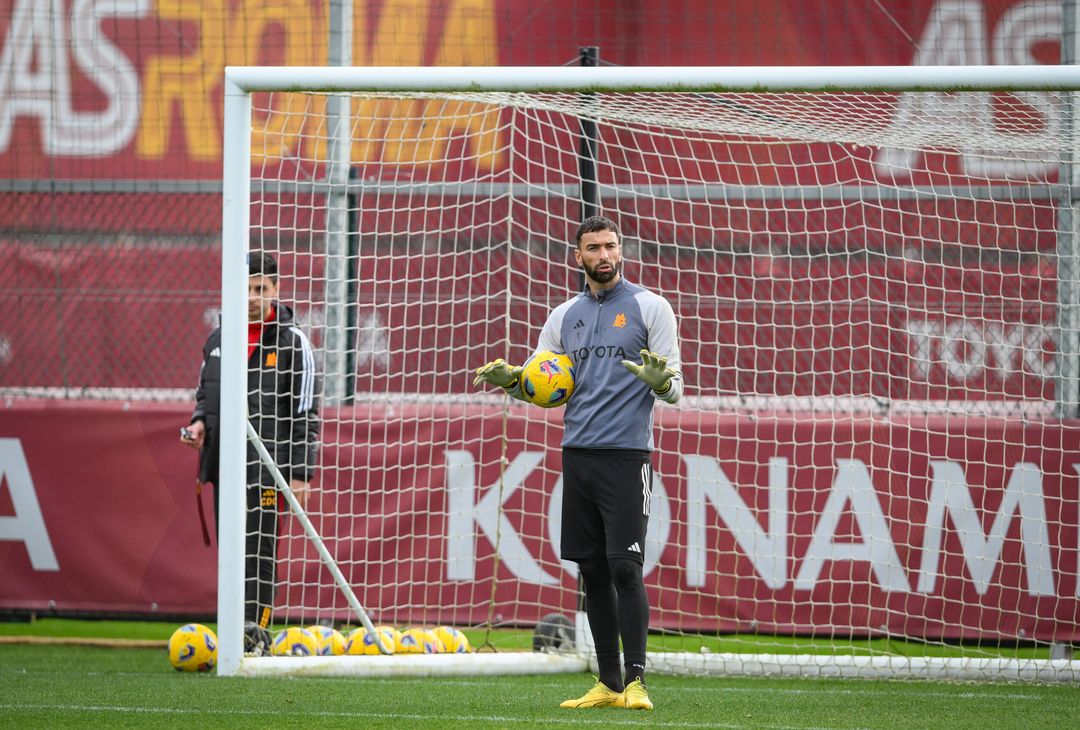 Roma, la rifinitura alla vigilia dell’Atalanta – FOTOGALLERY - immagine 20