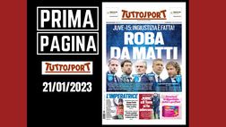 Prima pagina Tuttosport: “Roba da matti”