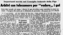 L’utilizzo della goal-line technology? Franchi la propose in Italia 51 anni fa!