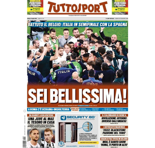 Le prime pagine dei quotidiani sportivi Le prime pagine dei quotidiani sportivi