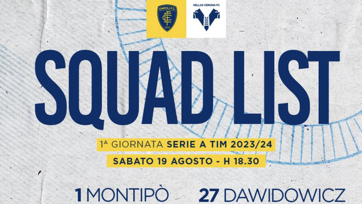 Foto Hellas Verona Fc Verona, i convocati per l’Empoli - immagine 1