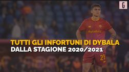 VIDEO Roma, primo stop per Dybala. La storia dei suoi infortuni con la Juventus